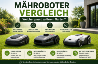 Mähroboter Vergleich 2026: Welcher Mähroboter passt zu Ihrem Garten?